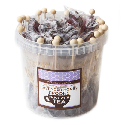 Hand Made Lavender Honey Spoon Lollipops 