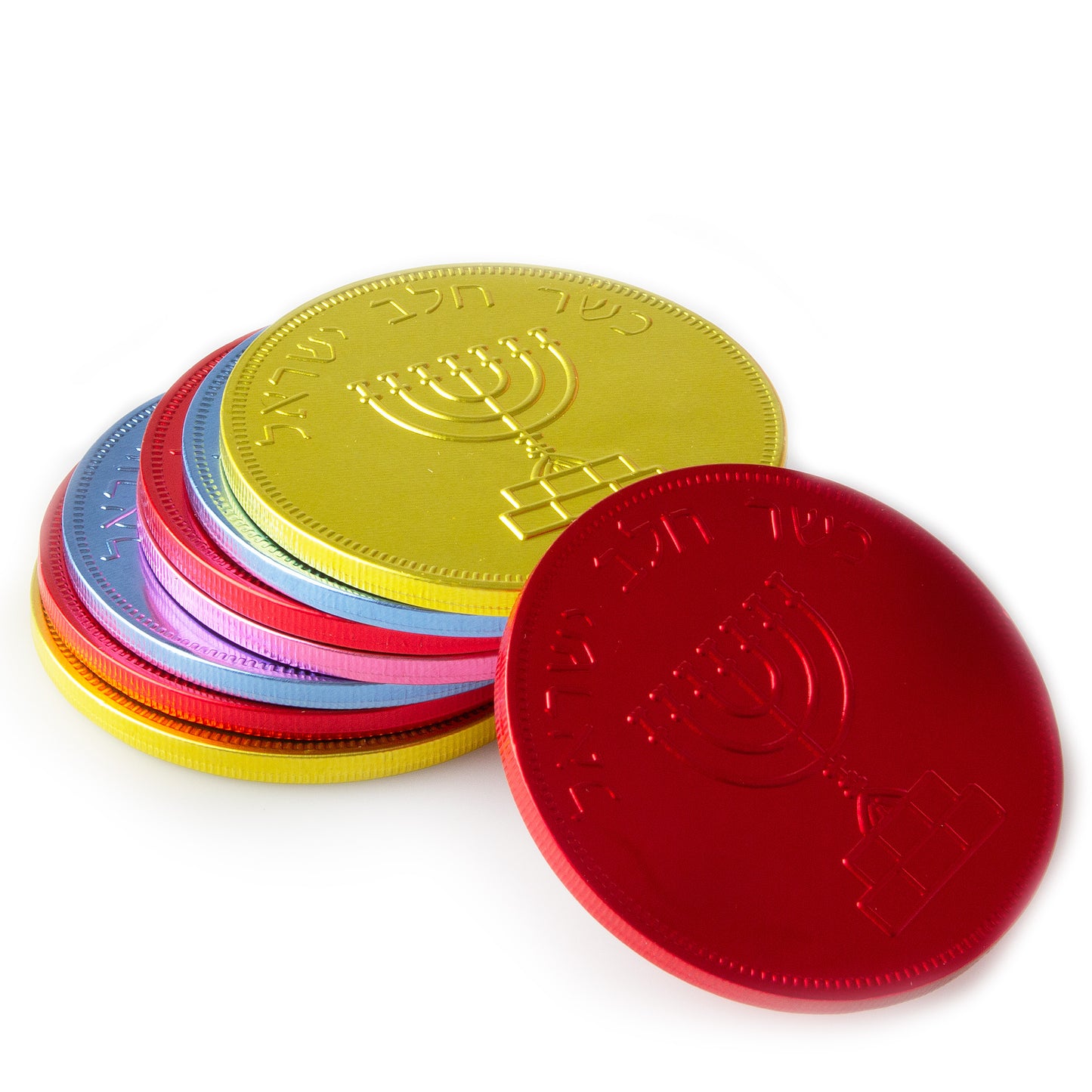 Nut-Free Milk Chocolate Multicolor Medallions - 24CT Box