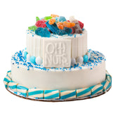 Hand Made Baby Boy Chocolate & Candies 2-Tier SMASH CAKE