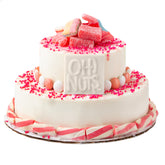 Hand Made Baby Girl Chocolate & Candies 2-Tier SMASH CAKE