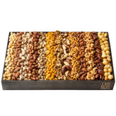 Jumbo 18 Inch Large Nuts Selection Wooden Gift Tray