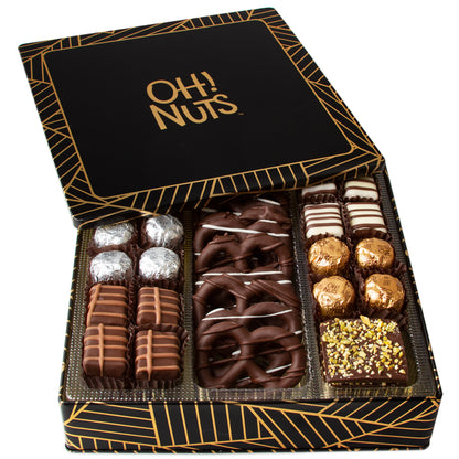 Oh! Nuts Chocolate Square Gift Tin