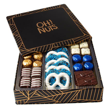 Oh! Nuts Hanukkah Chocolate Square Gift Tin