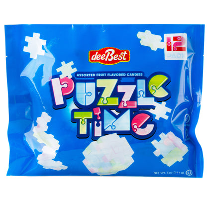 Fruit Flavored Puzzle Time Candy - 12CT Bag