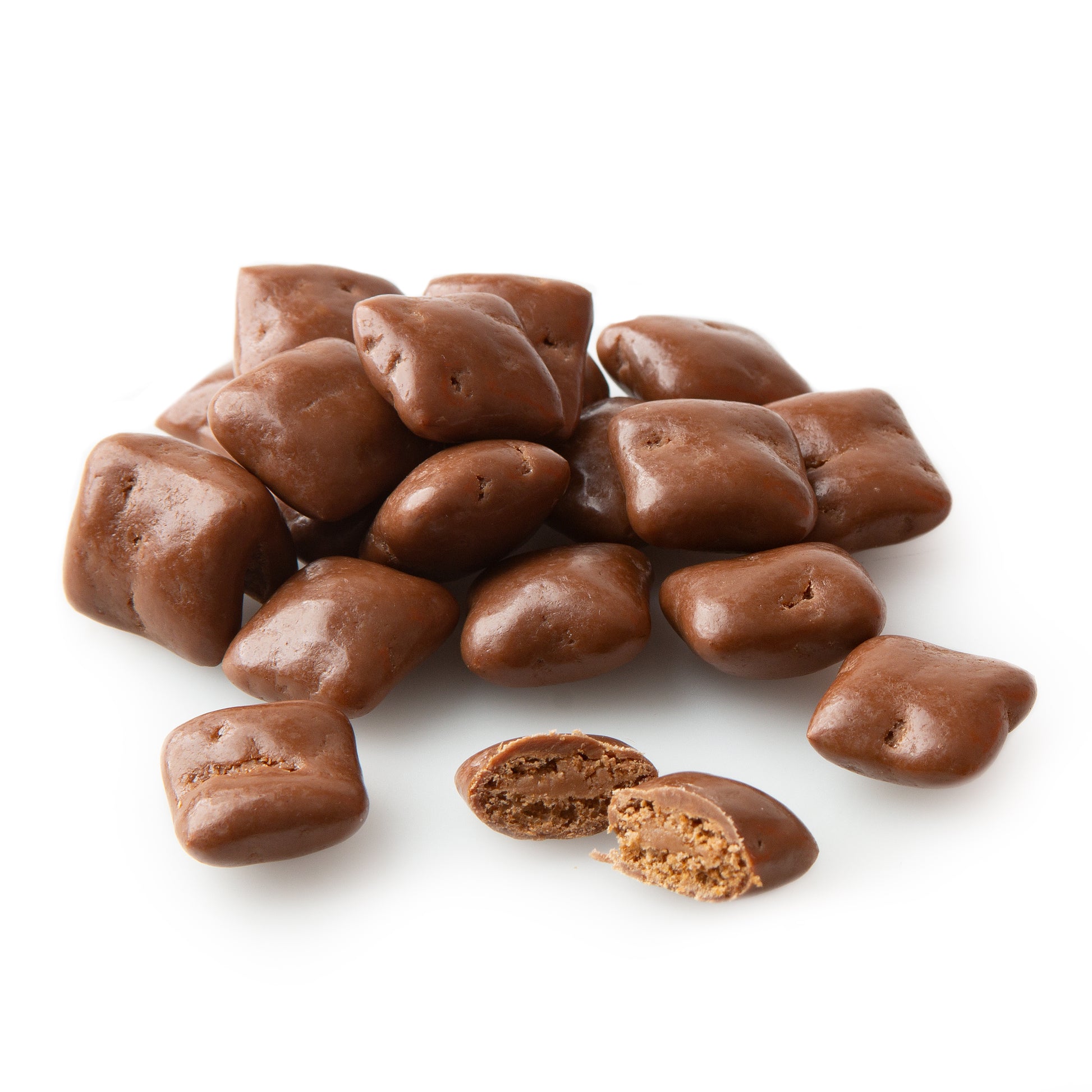 Milk Chocolate Covered Nougat Filled Puffs