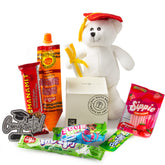 Graduation Bear & Candy Box Gift Basket