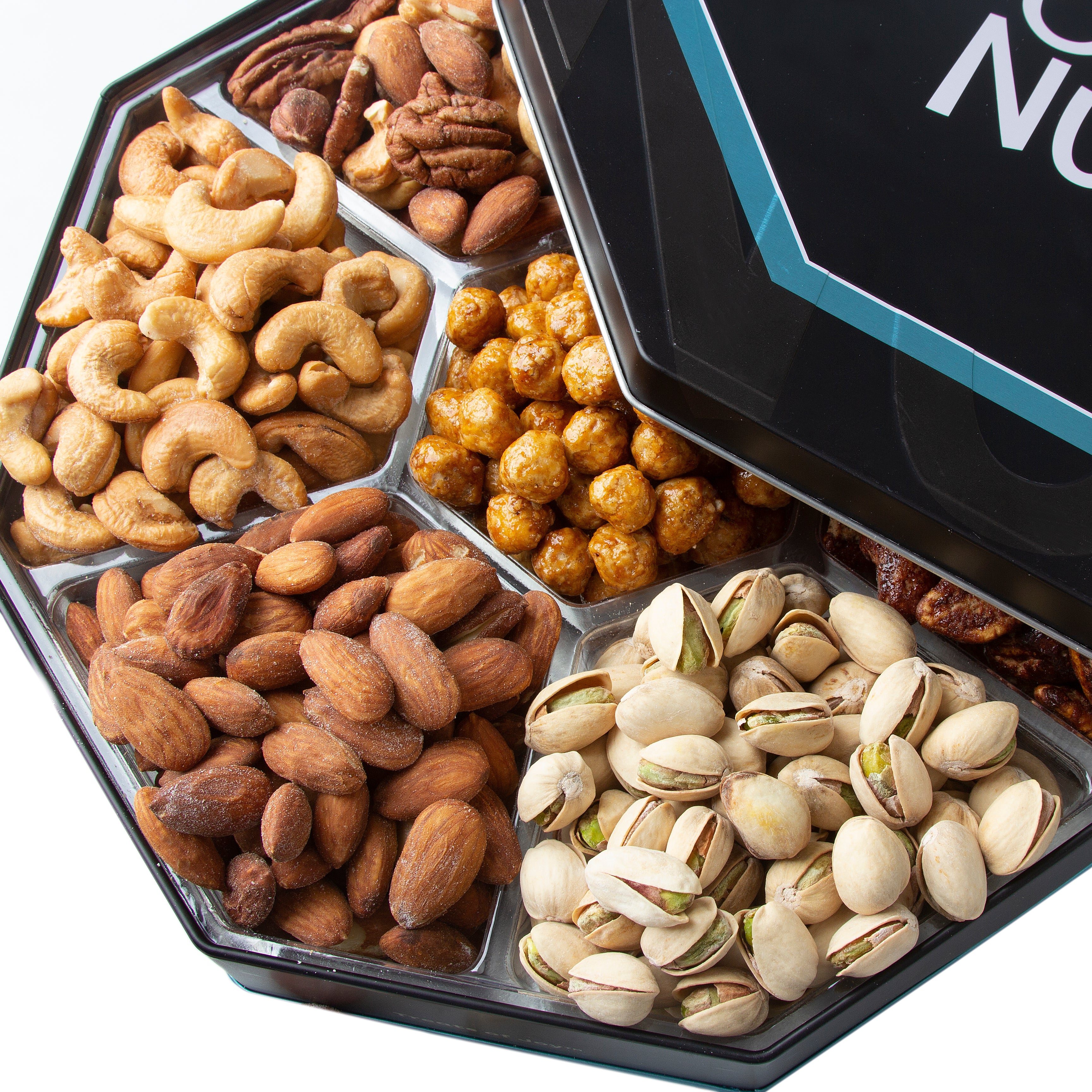 7 Section Assorted Nuts Gift Tin – Oh! Nuts