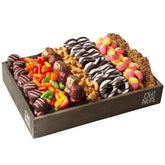 Wooden Nuts, Pretzels & Candy Line Up - Small 10.5"