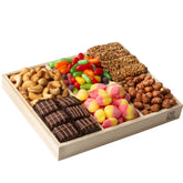 Candy, Nuts & Chocolates Gift Wooden Platter