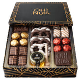 Rosh Hashanah Square Tin Chocolate Gift Basket