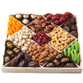 Wooden Large Sectional Gift Basket