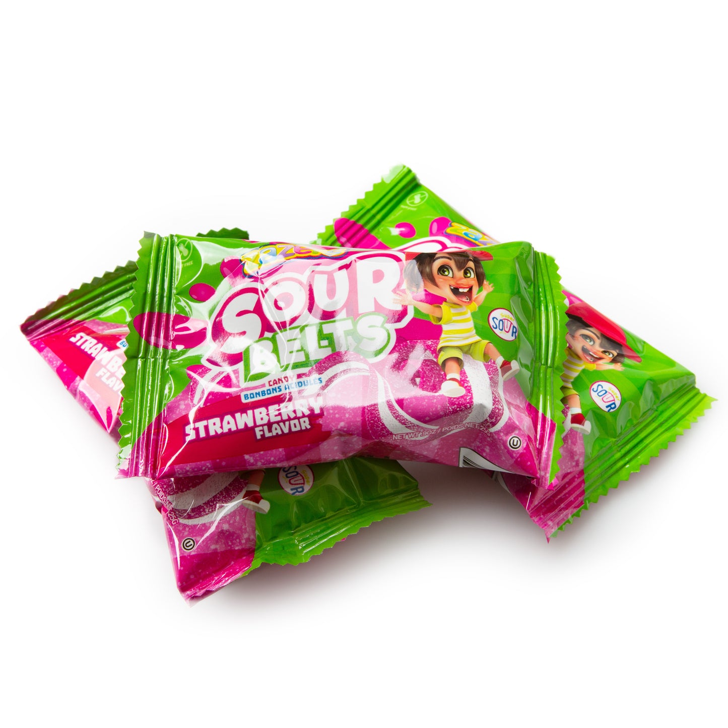 Strawberry Sour Belts - 36CT Box