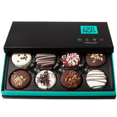 8 Variety Gourmet Chocolate Covered Sandwich Cookies Gift Box