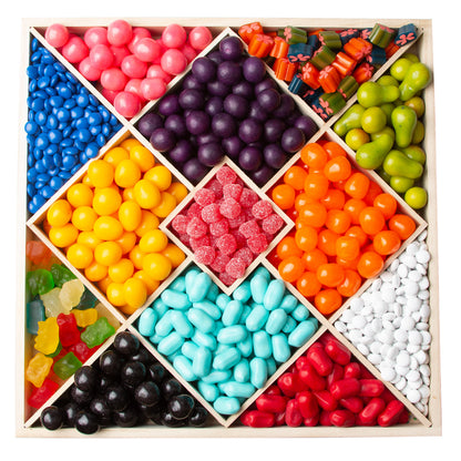 Candy Wood 13 Section Tray