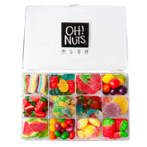 Colorful Candy Lucite Sectional Gift Basket