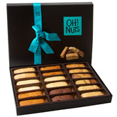 Oh! Nuts Assorted Flavored Biscotti Gift Basket - 18CT