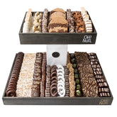 XL 2-Tier Halva Wooden Chocolate Gift Basket