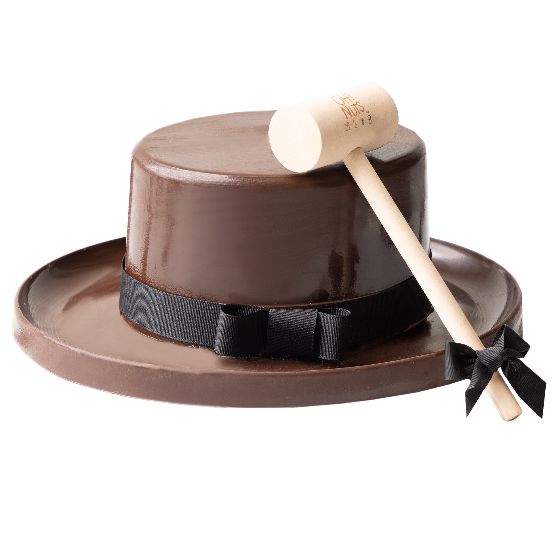 Hand Made Large Hat Belgian Chocolate & Candies SMASH CAKE Display Box
