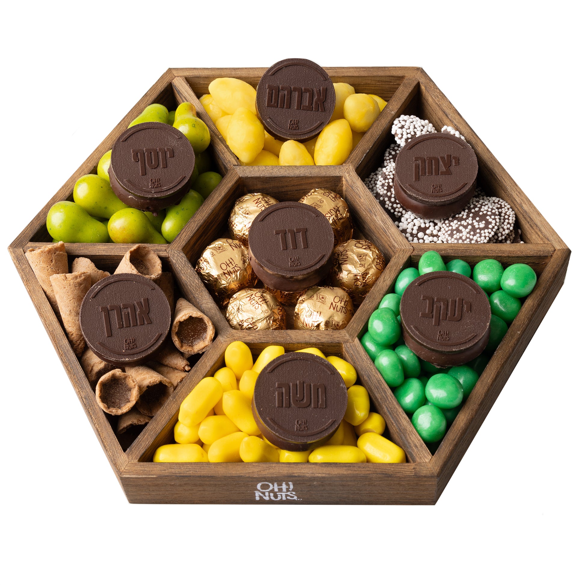Sukkot Chocolate 7 Sectional Gift Basket