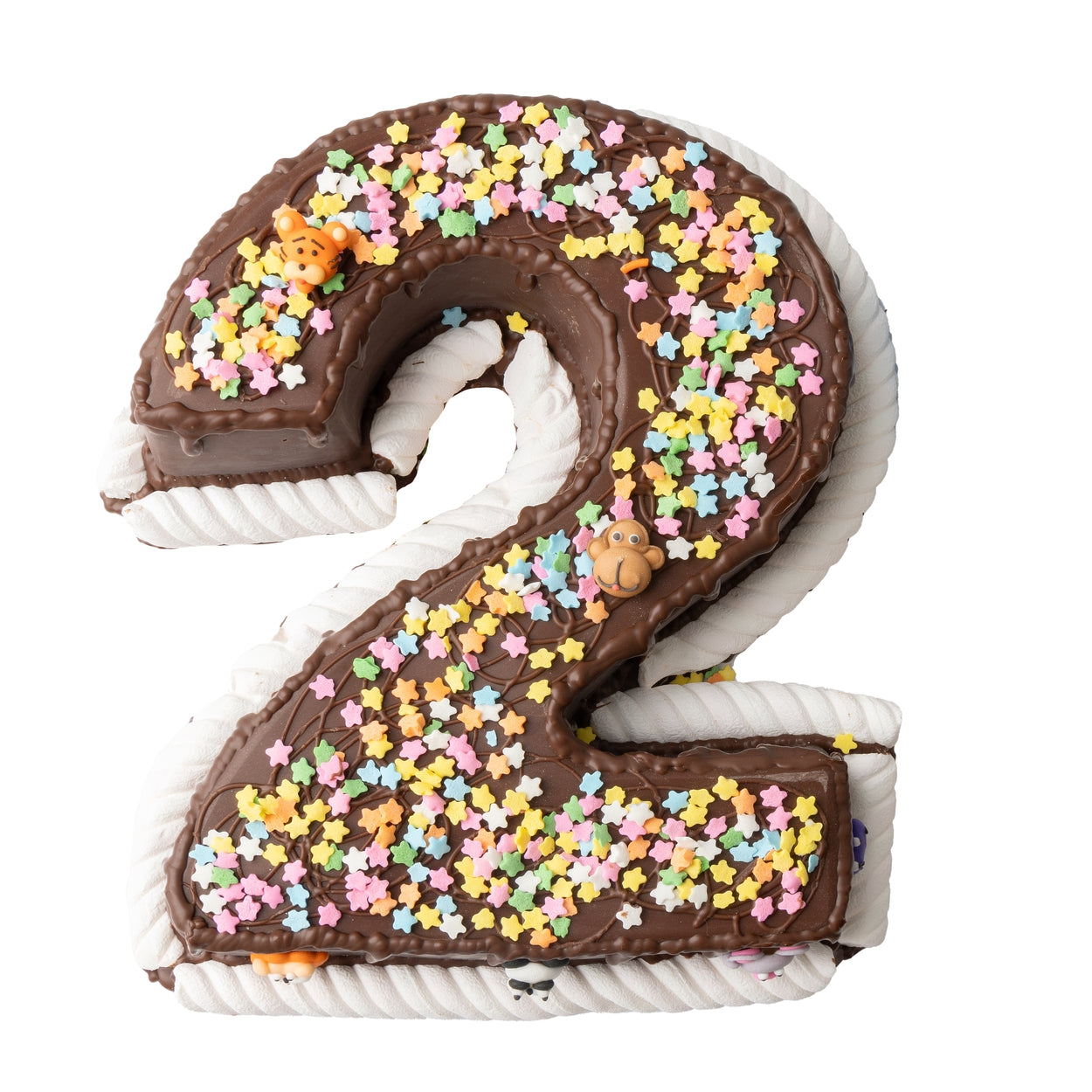 Hand Made Belgian Chocolate & Candies Numbers SMASH CAKE