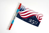 Patriotic July 4th Party Flag