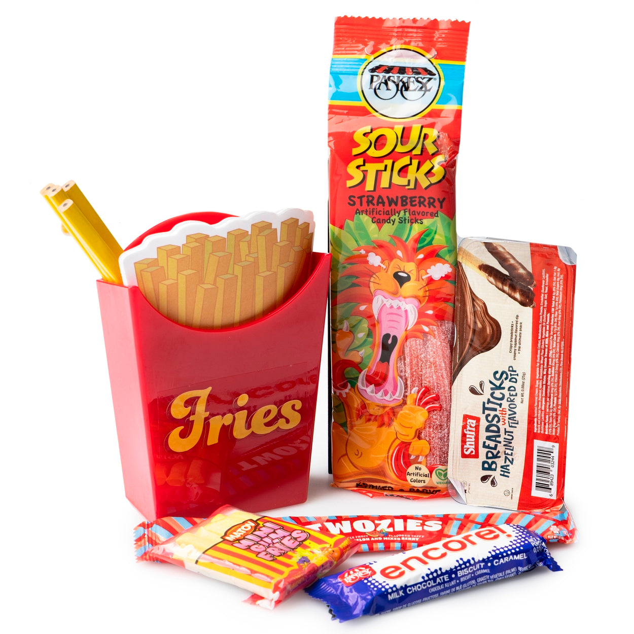 Camp Champ Fries Notebook Kids Gift Basket