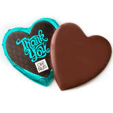 Thank You' Dark Belgian Chocolate Message Heart