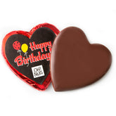 Happy Birthday' Dark Belgian Chocolate Message Heart
