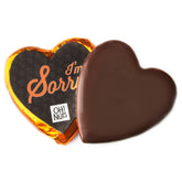 I'm Sorry' Dark Belgian Chocolate Message Heart