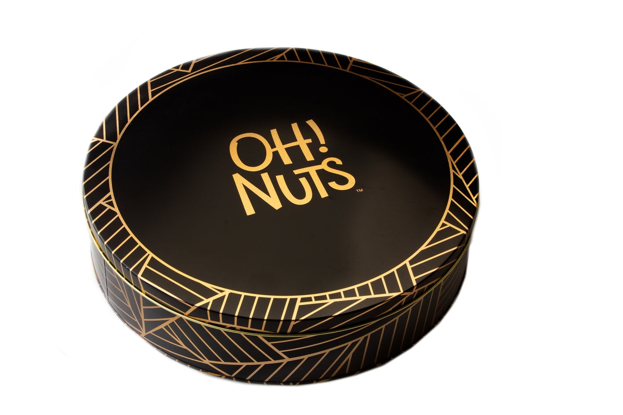 Gourmet Chocolate Round Gift Tin