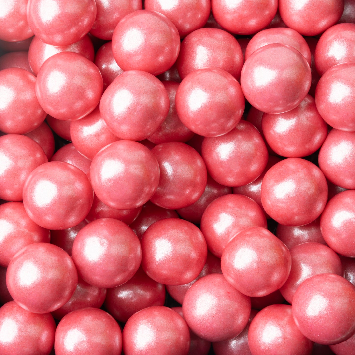 Bright Pink Shimmer Pearl Gumballs