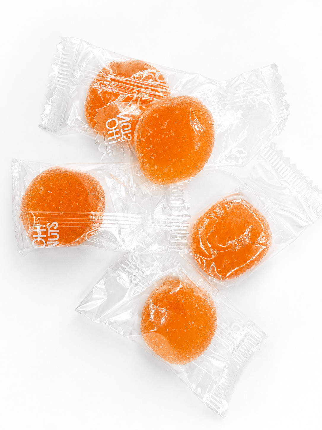 Oh! Nuts Wrapped Sunsation Fruit Jellies - Orange