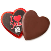 I Love You' Dark Belgian Chocolate Message Heart