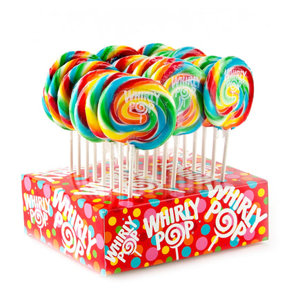 Rainbow Swirl Whirly Pops